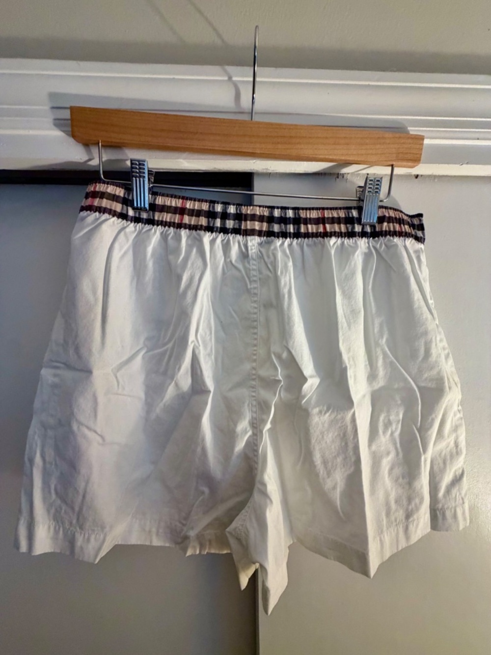 Men's Vintage Burberry Boxer Shorts (Medium) - Picture 3 of 4